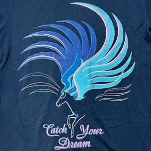 Vintage T-Shirt Horse 90's Y2K Single Stitch "Catch Your Dream" Medium